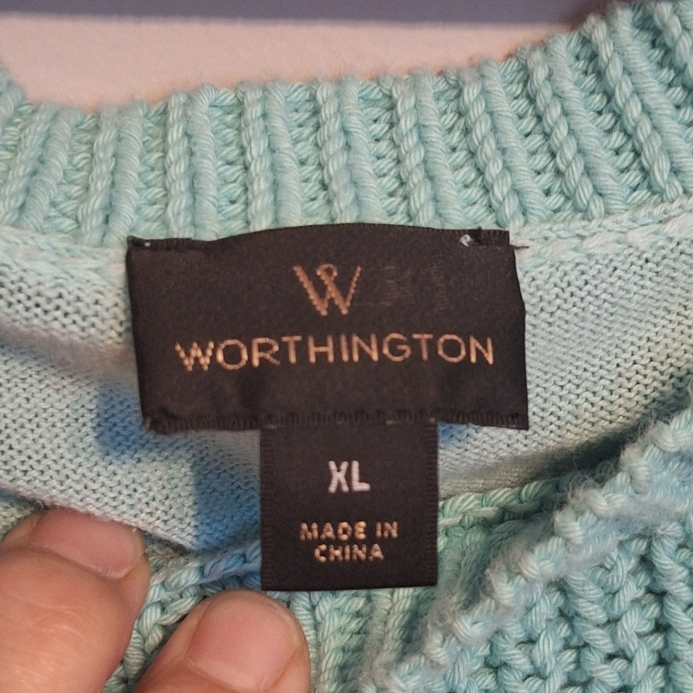 Worthington Mint Green Women's Sweater - Picture 2 of 10